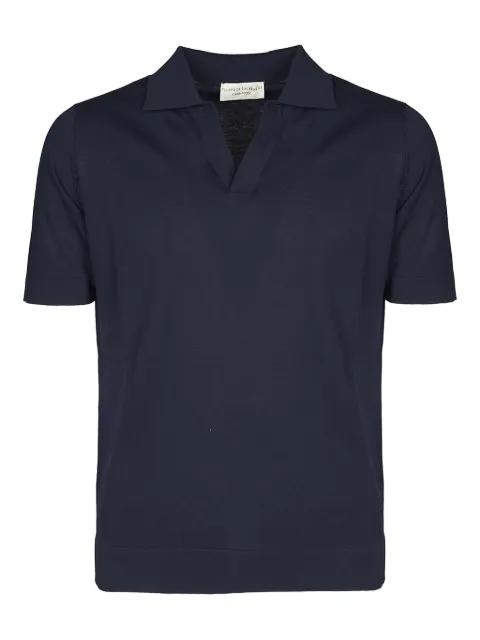 polo-collar short-sleeve T-shirt by FILIPPO DE LAURENTIIS