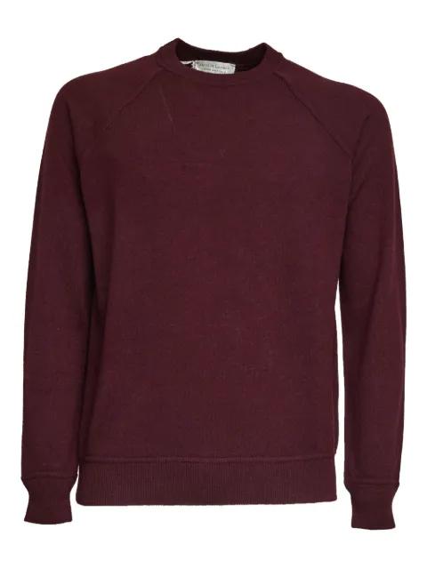 raglan-sleeve crew-neck sweatshirt by FILIPPO DE LAURENTIIS