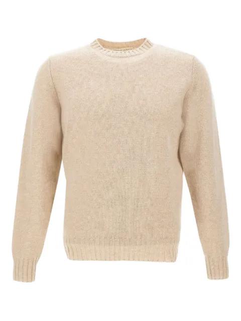 ribbed crew-neck jumper by FILIPPO DE LAURENTIIS