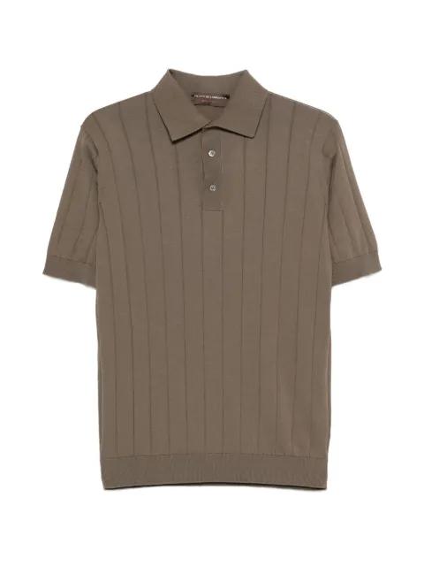 ribbed polo shirt by FILIPPO DE LAURENTIIS