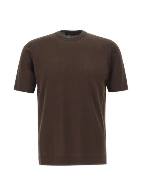 ribbed short-sleeve T-shirt by FILIPPO DE LAURENTIIS