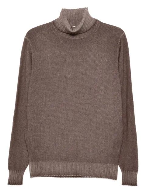 roll neck ribbed knitwear by FILIPPO DE LAURENTIIS