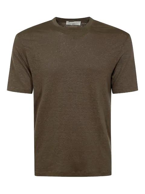 short-sleeve linen T-shirt by FILIPPO DE LAURENTIIS