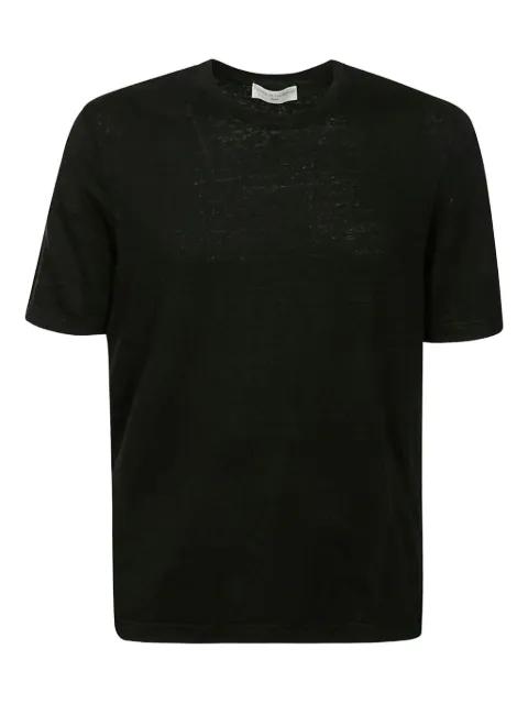 short-sleeve linen T-shirt by FILIPPO DE LAURENTIIS