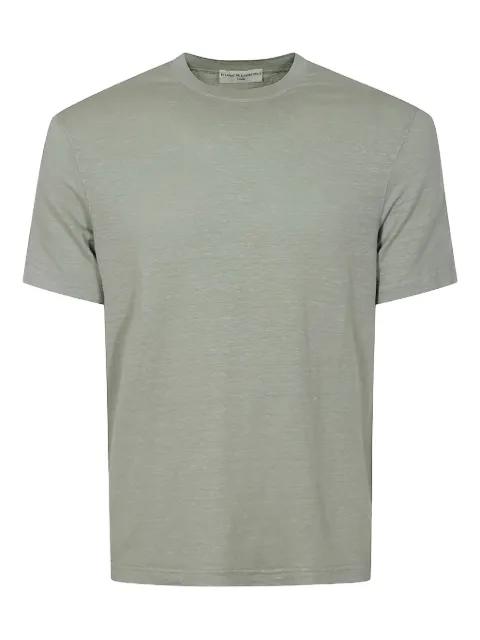 short-sleeve linen t-shirt by FILIPPO DE LAURENTIIS