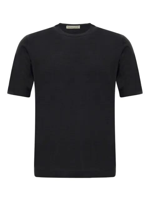 short-sleeve  wool-blend T-shirt by FILIPPO DE LAURENTIIS