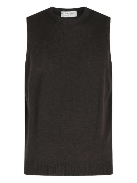 sleeveless vest by FILIPPO DE LAURENTIIS