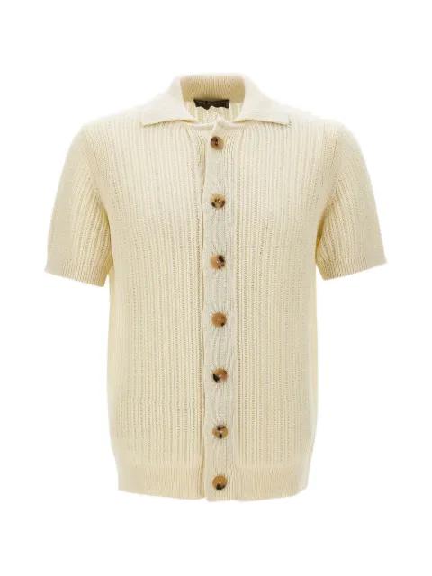 textured knit shirt by FILIPPO DE LAURENTIIS