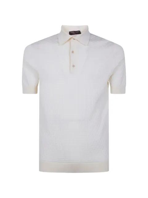 textured polo shirt by FILIPPO DE LAURENTIIS