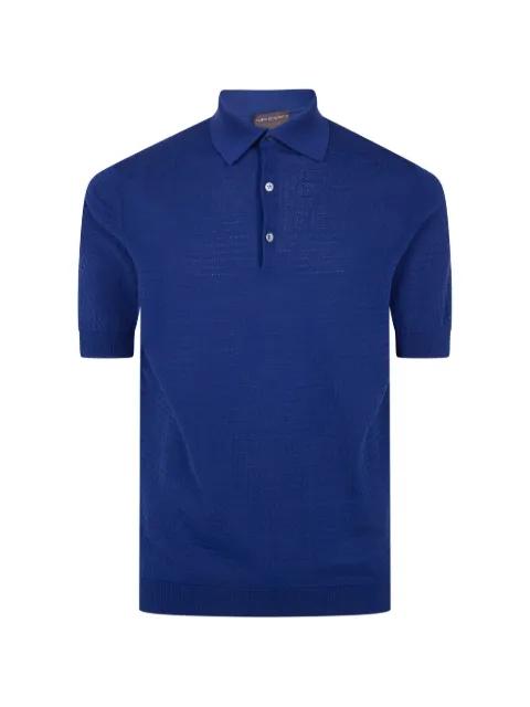 textured polo shirt by FILIPPO DE LAURENTIIS