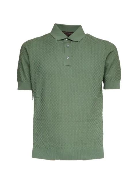 three button short-sleeve polo by FILIPPO DE LAURENTIIS