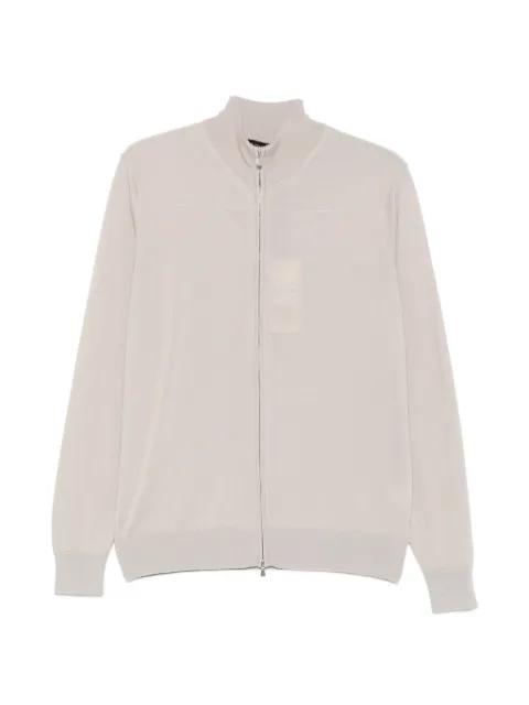 zip-up cardigan by FILIPPO DE LAURENTIIS