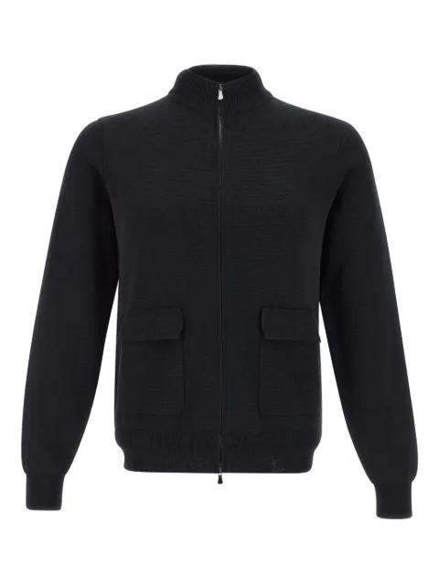zip-up cardigan by FILIPPO DE LAURENTIIS