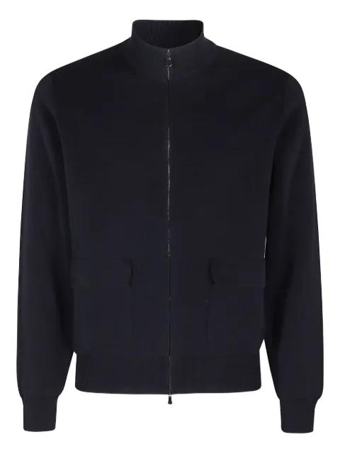 zip-up high-neck jacket by FILIPPO DE LAURENTIIS