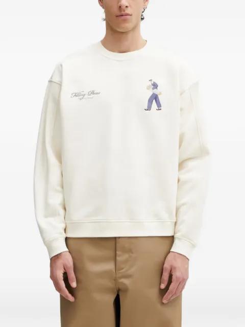 Bakery graphic-print sweatshirt by FILLING PIECES