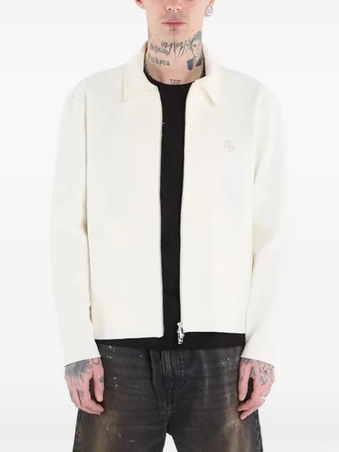 Coach logo zip-up jacket by FILLING PIECES