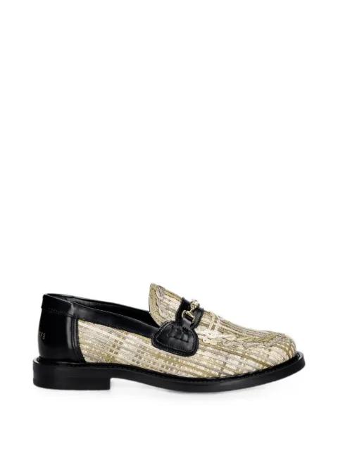 Panier woven horsebit loafers by FILLING PIECES
