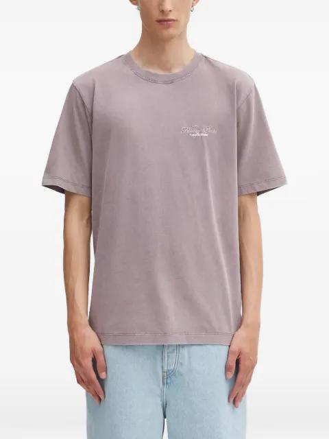 Vinyl crew-neck T-shirt by FILLING PIECES