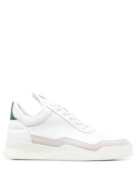 calf leather sneakers by FILLING PIECES