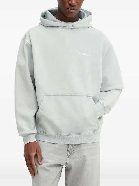 embroidered-logo hoodie by FILLING PIECES