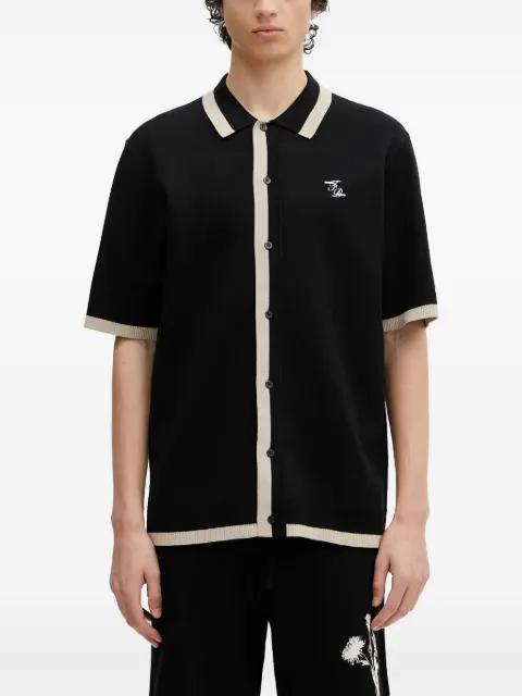 floral-print knitted shirt by FILLING PIECES