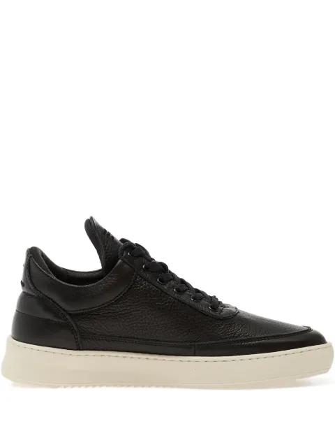 grained low top sneakers by FILLING PIECES