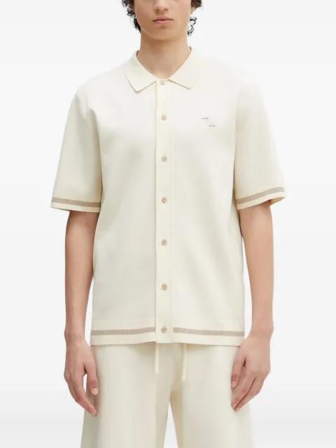 knitted polo shirt by FILLING PIECES