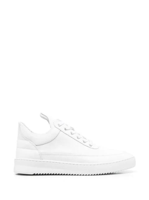 logo-embossed lace-up sneakers by FILLING PIECES