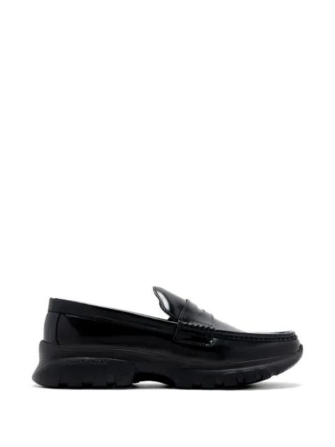 logo-embossed penny loafers by FILLING PIECES
