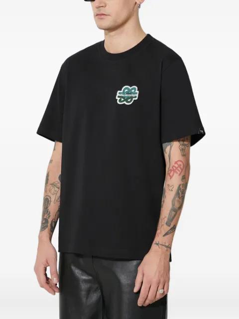 logo-embroidery T-shirt by FILLING PIECES