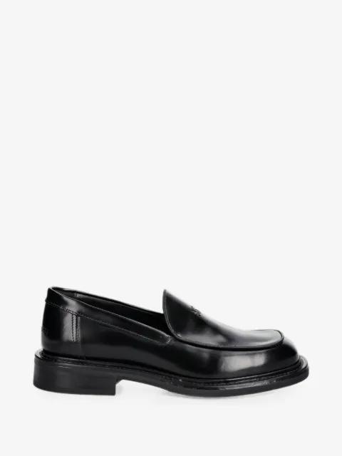logo-plaque square-toe loafers by FILLING PIECES