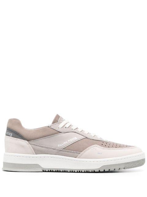 logo-print suede sneakers by FILLING PIECES