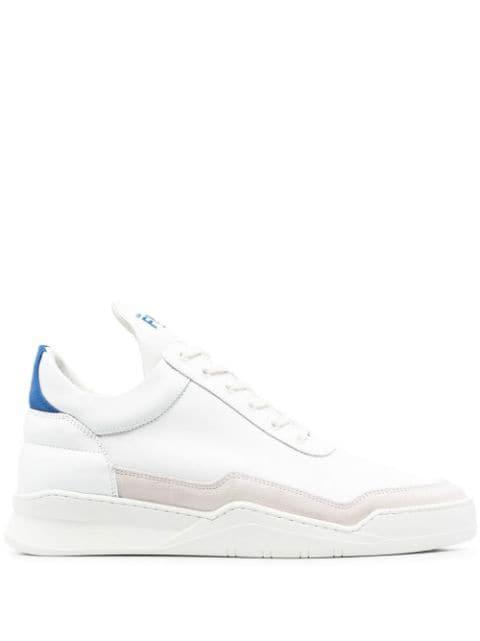low-top leather sneakers by FILLING PIECES