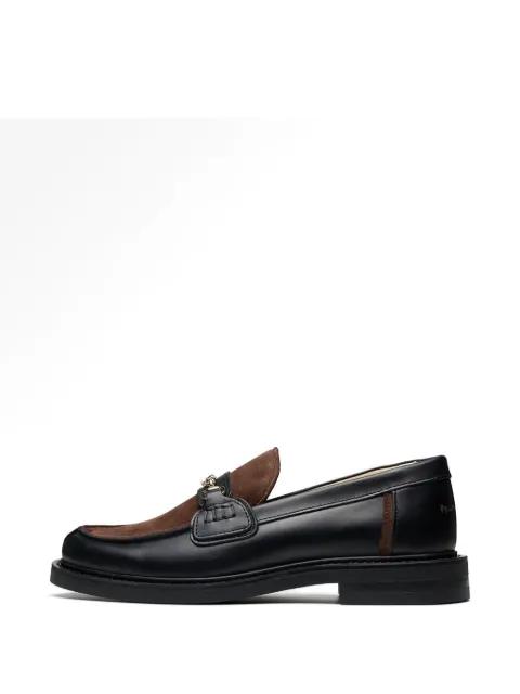panelled buckled loafers by FILLING PIECES