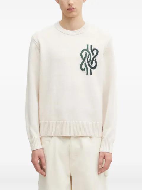ribbed graphic sweater by FILLING PIECES