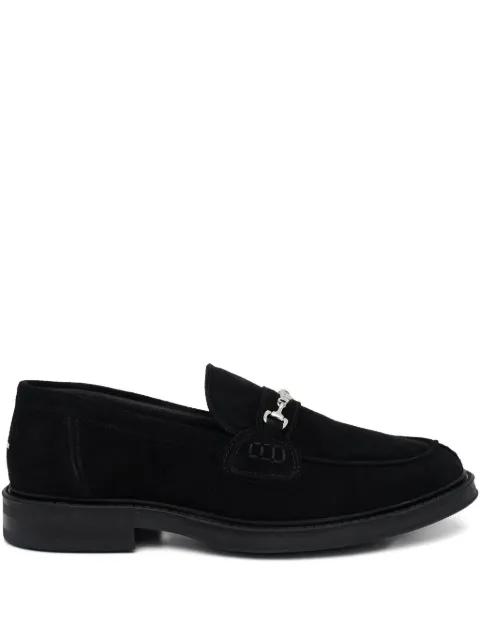 rounded toe suede loafers by FILLING PIECES