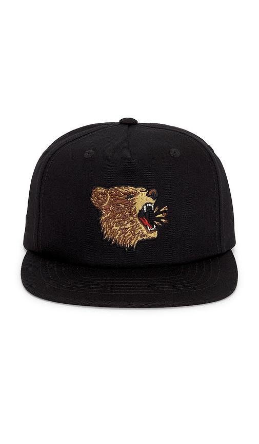 Filson Bear Trucker Cap in Black by FILSON