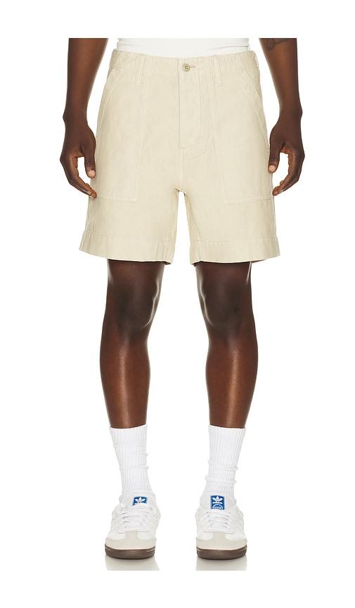 Filson Field Supply Shorts in Cream by FILSON