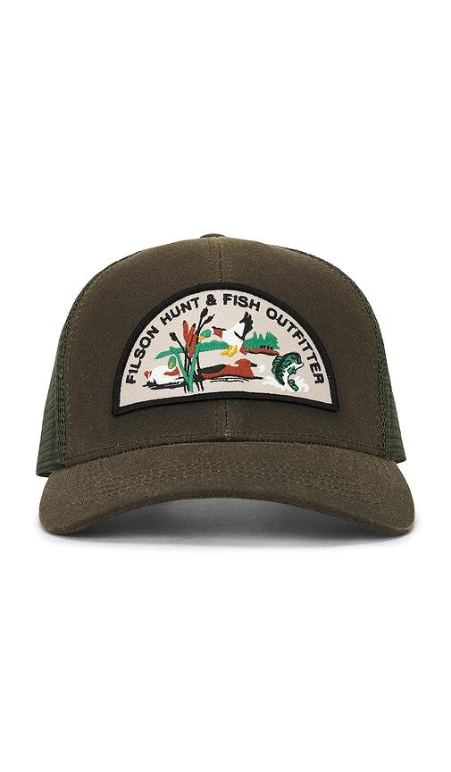 Filson Logger Mesh Cap in Green by FILSON