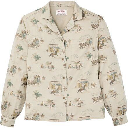 Long-Sleeve Twill Camp Shirt by FILSON