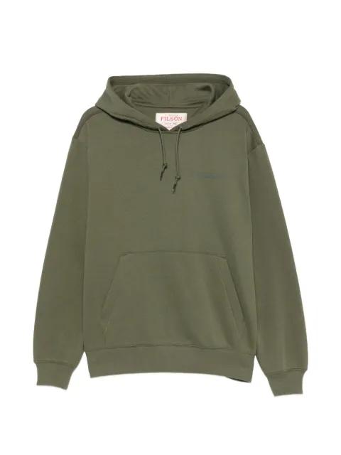 Scenic logo-print pouch-pocket hoodie by FILSON