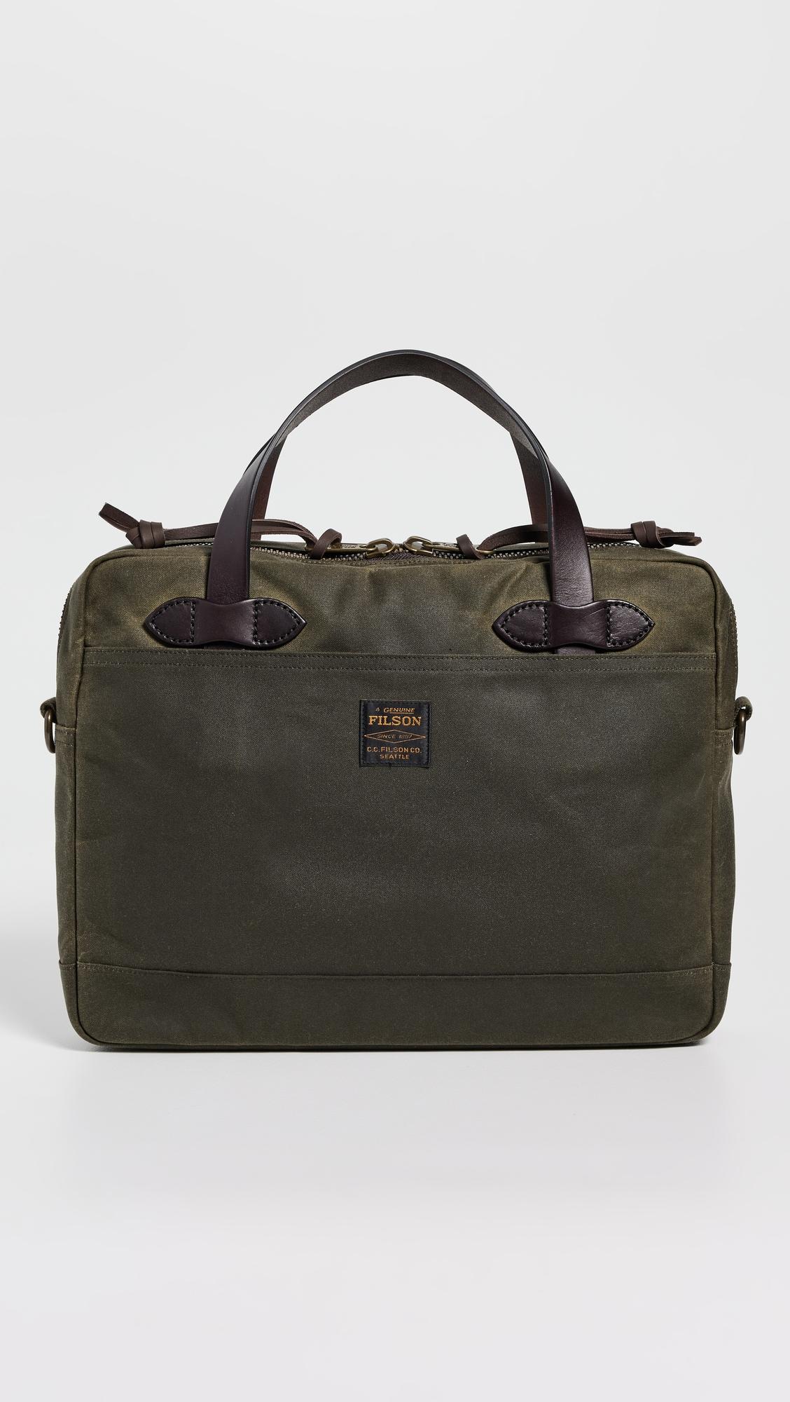 Tin Cloth Compact Briefcase by FILSON