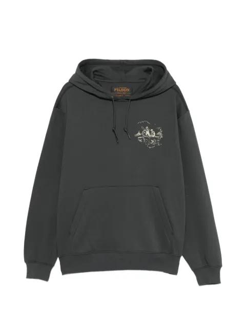 Trout graphic-print hoodie by FILSON