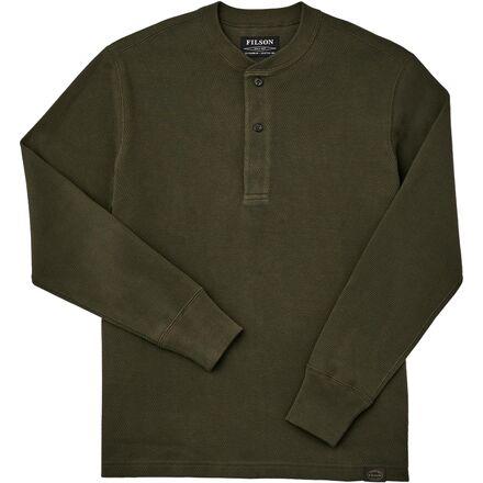 Waffle Knit Henley by FILSON