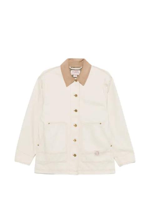 contrast-collar patch-pocket jacket by FILSON