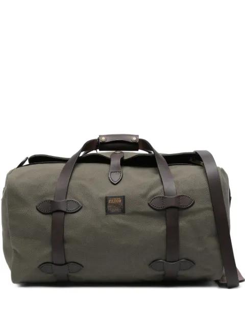 leather-trim duffle bag by FILSON