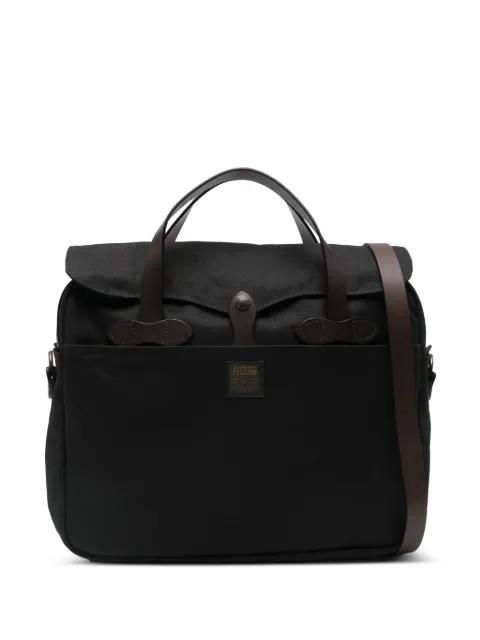 logo patch briefcase by FILSON
