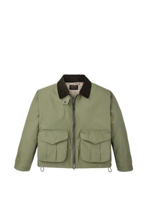 oversized flap-pocket zip-up jacket by FILSON