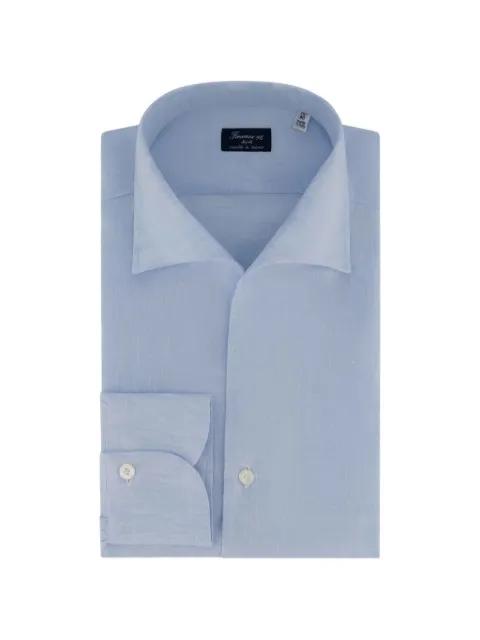 Classic slim-fit buttoned shirt by FINAMORE 1925 NAPOLI