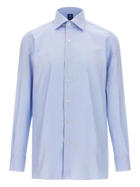button-cuffed cotton shirt by FINAMORE 1925 NAPOLI